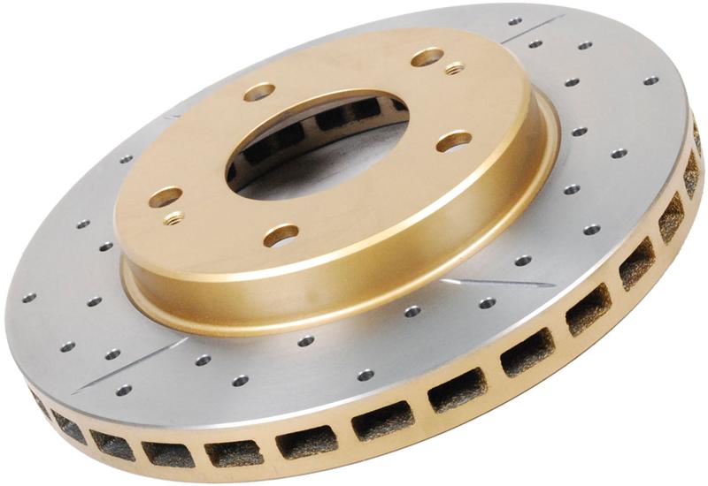 DBA 11-14 Ford Mustang GT (w/Standard Brakes) 3.7L Front Drill & Slot Street Series Rotor w/Blk Hat