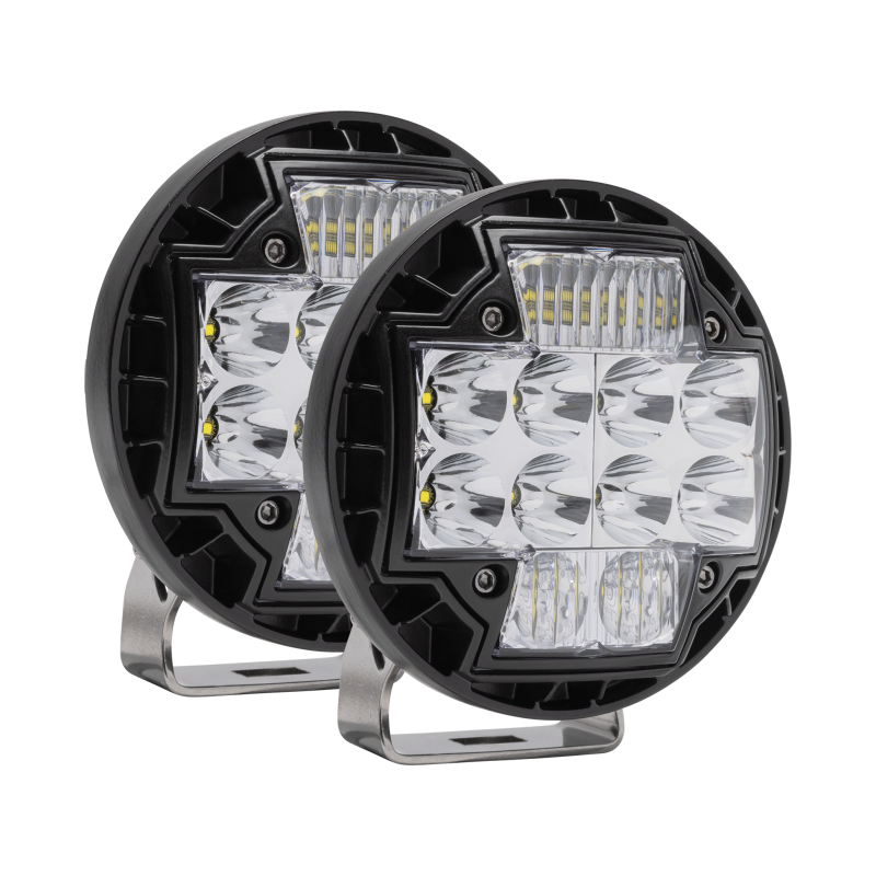 Nacho Lighting 5.75in Offroad TM5 Combo White LED Light Set
