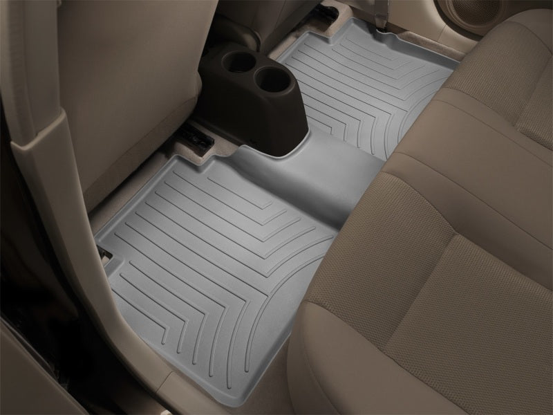 WeatherTech 2013+ Land Rover Range Rover Rear FloorLiner - Grey (Std Wheelbase w/2nd Row Cons)