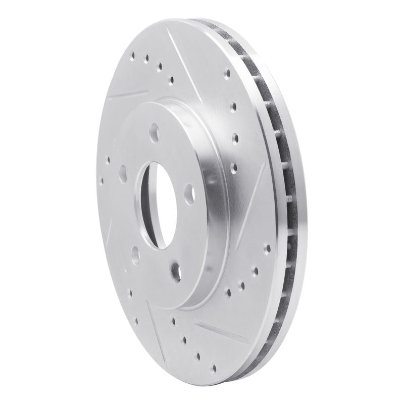 DFC 04-08 Chevrolet Malibu Front Right Drilled & Slotted Silver Brake Rotor