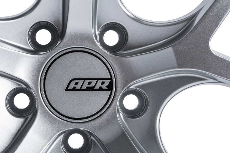 APR A01 Flow Formed - 19x8.5 - 5x112 - ET45 - 66.5mm Center Bore - Hyper Silver Wheel