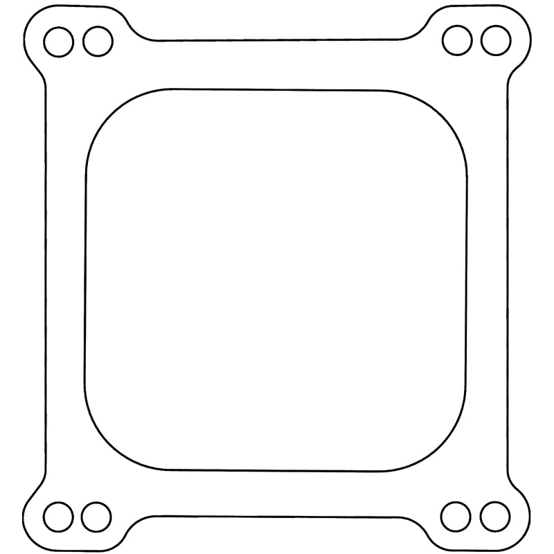 Cometic Holley 4 Barrel 4150 Style .047in Fiber Carburetor Gasket - 4.500in x4.500in - Open Plenum