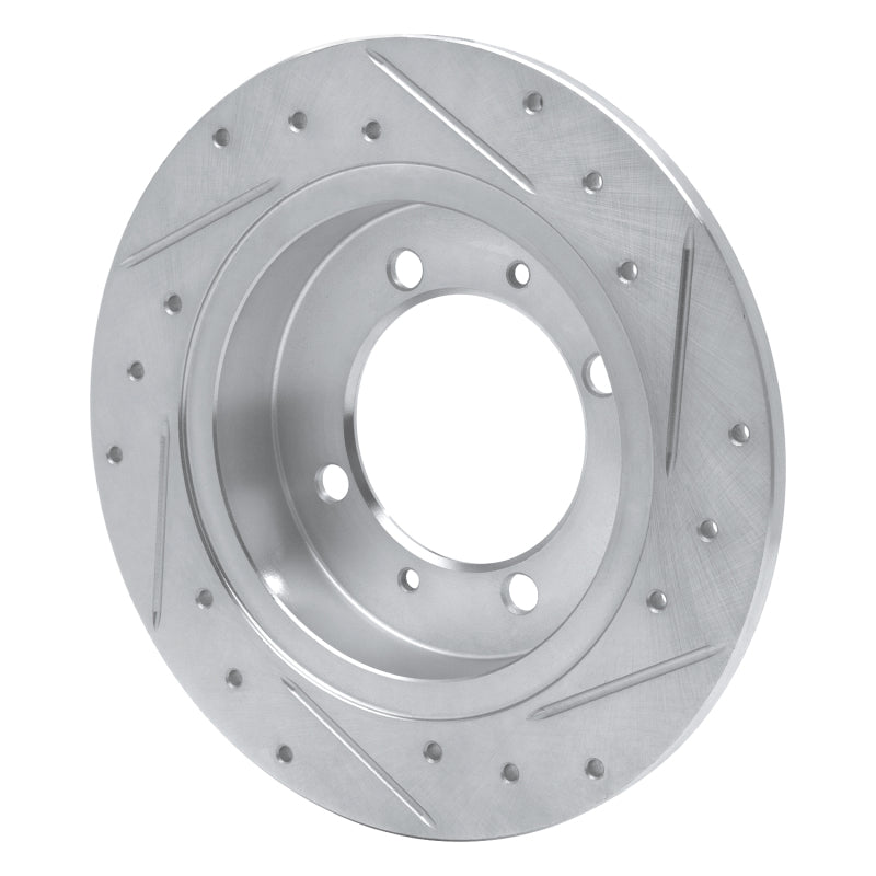DFC 00-07 Mitsubishi Space Star (Mexico) Rear Left Drilled & Slotted Silver Brake Rotor