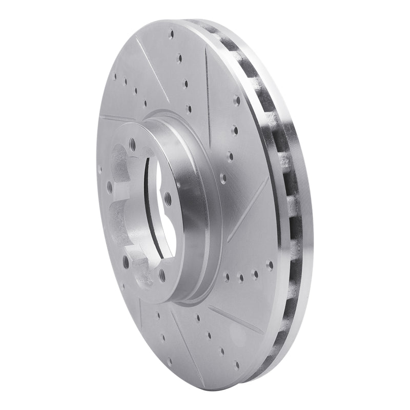DFC 15-25 Ford Transit-350 HD/DRW Front Right Drilled & Slotted Silver Brake Rotor