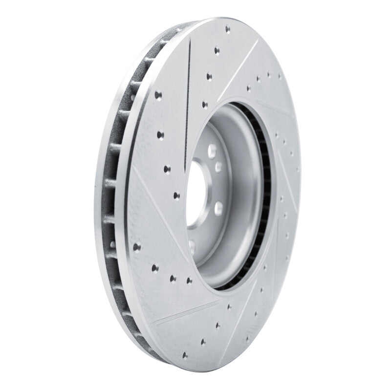 DFC 20-23 Mercedes-Benz GLE350 Front Right Drilled & Slotted Silver Brake Rotor