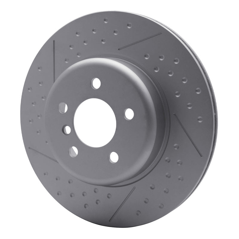 DFC 13-21 BMW 428i Rear GeoSPEC Coated Rotor - Dimpled and Slotted