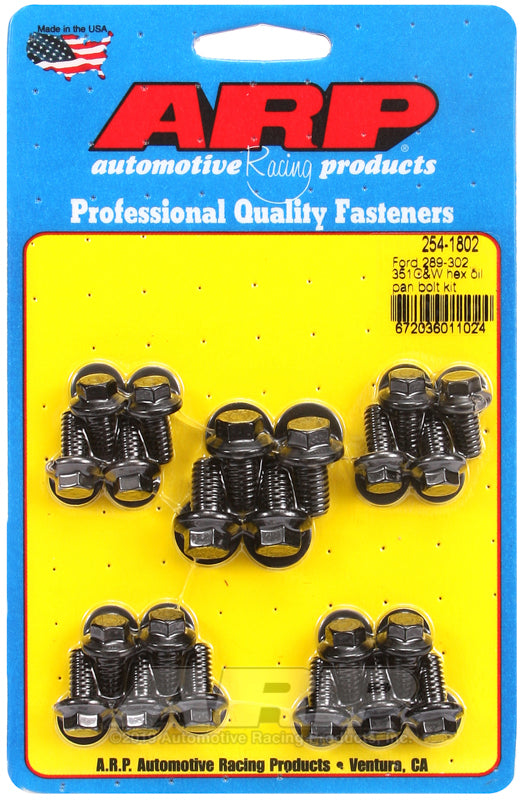 ARP Ford 289-302 / 351 C&W Hex Oil Pan Bolt Kit