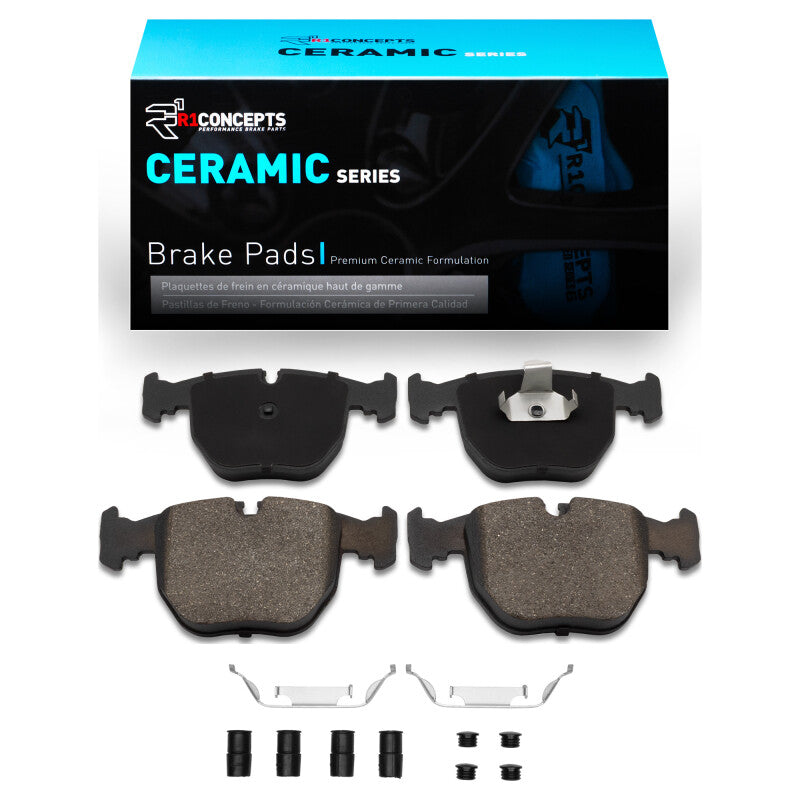 R1 1995-2006 BMW 740IL Front R1 Ceramic Pads & Hardware Kit