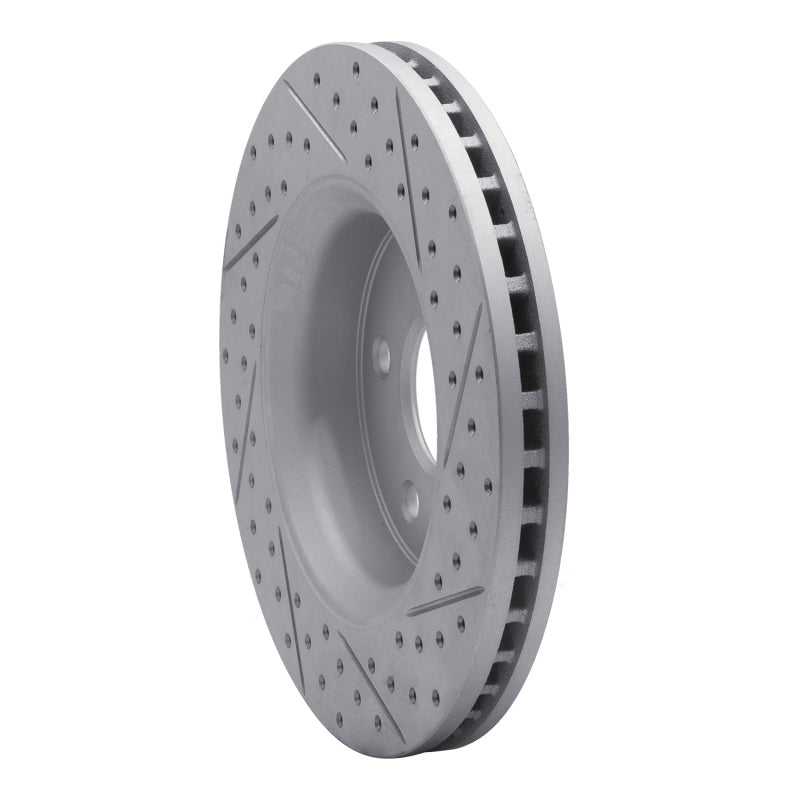R1 11-22 Dodge Durango Front Left Drilled & Slotted Geo-Carbon Rotor