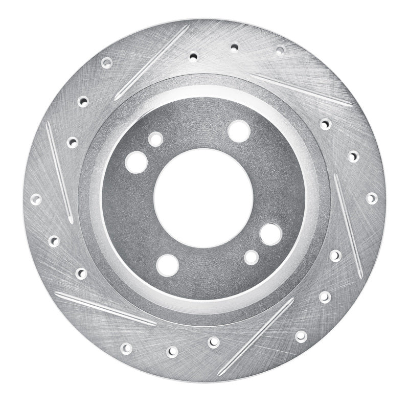 DFC 16-25 Dodge Attitude (Mexico) Front Left Drilled & Slotted Silver Brake Rotor