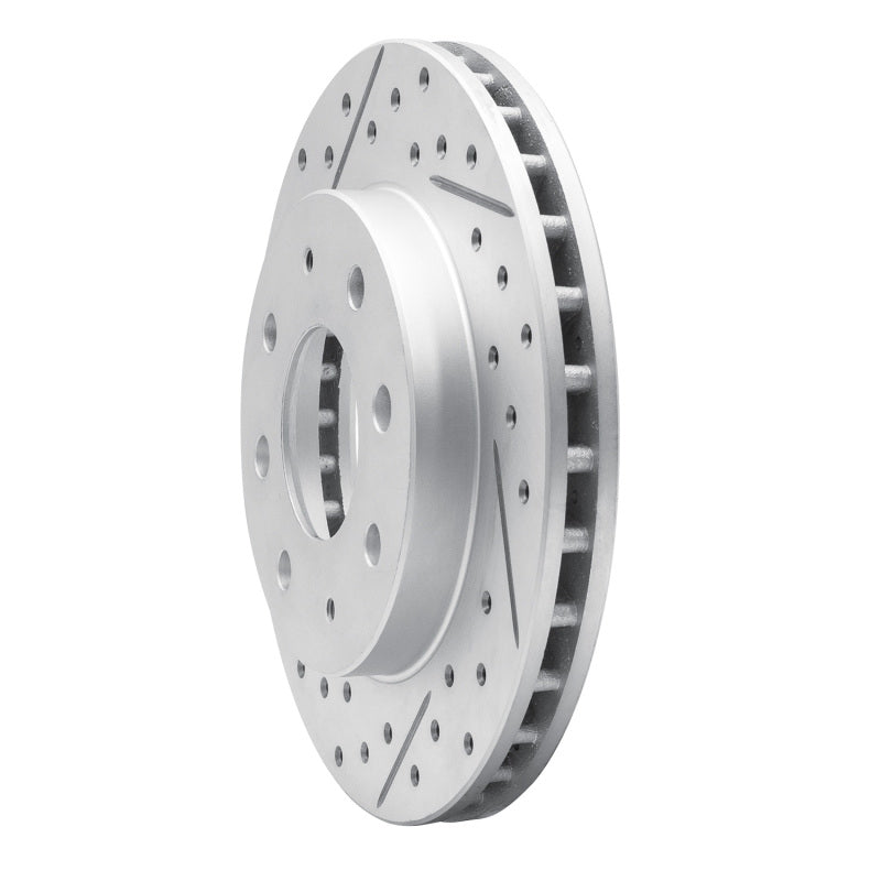 R1 88-07 Dodge Colt Front Left Drilled & Slotted Geo-Carbon Rotor
