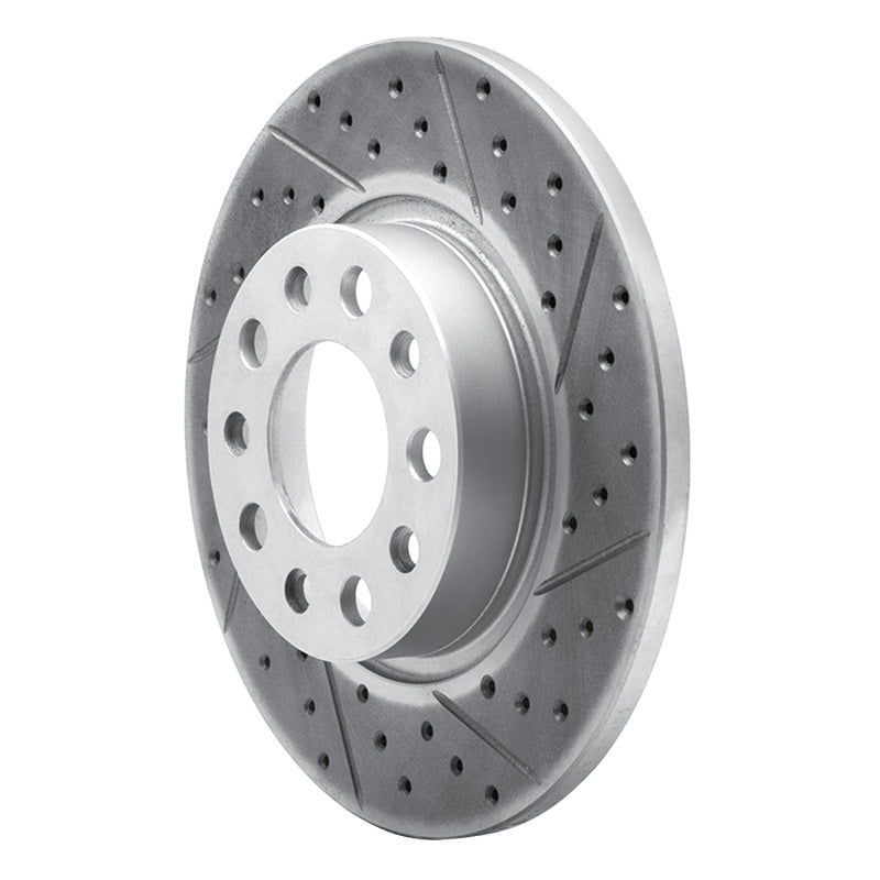 R1 15-26 Alfa Romeo Tonale Rear Right Drilled & Slotted Geo-Carbon Rotor