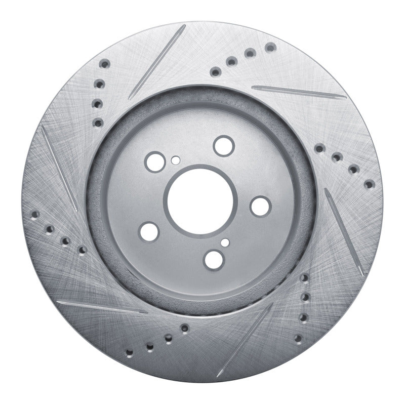 DFC 19-25 Toyota Corolla (Mexico) Front Right Drilled & Slotted Silver Brake Rotor