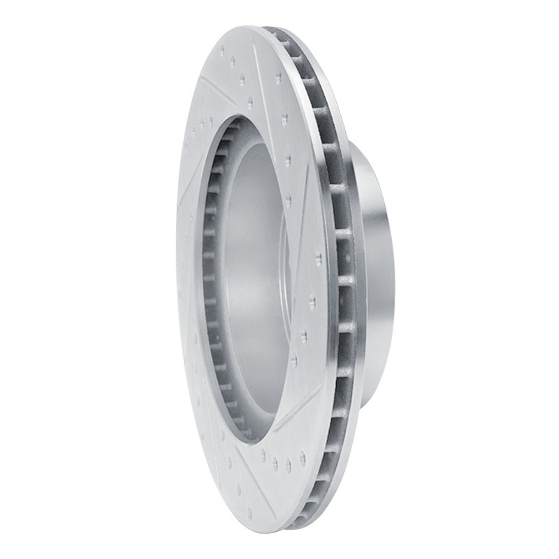DFC 95-04 Toyota Tacoma Front Left Drilled & Slotted Silver Brake Rotor