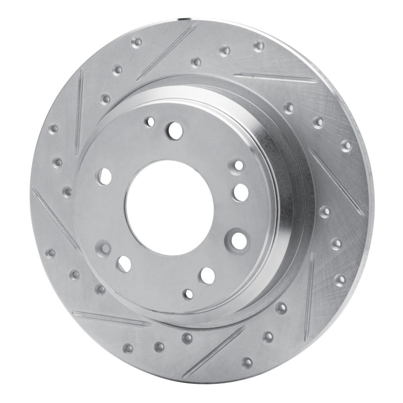 DFC 99-01 Acura RL Rear Left Drilled & Slotted Silver Brake Rotor