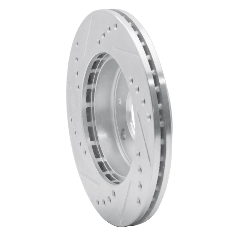 R1 83-85 Renault R18I Front Right Drilled & Slotted Silver Brake Rotor
