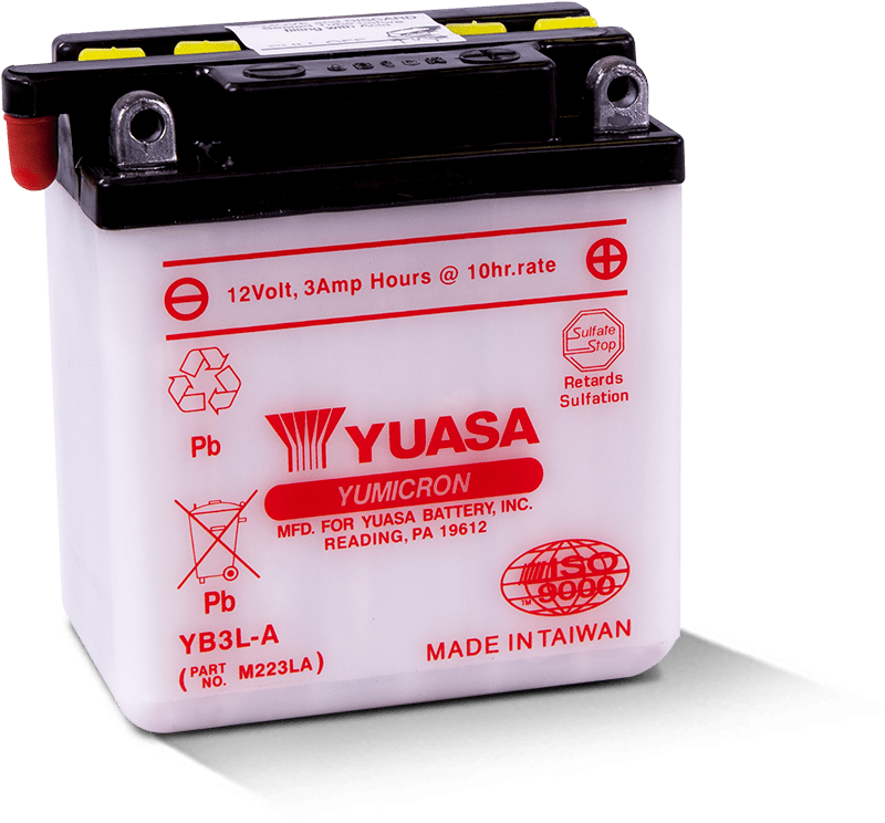 Yuasa YB3L-B Yumicron 12-Volt Battery
