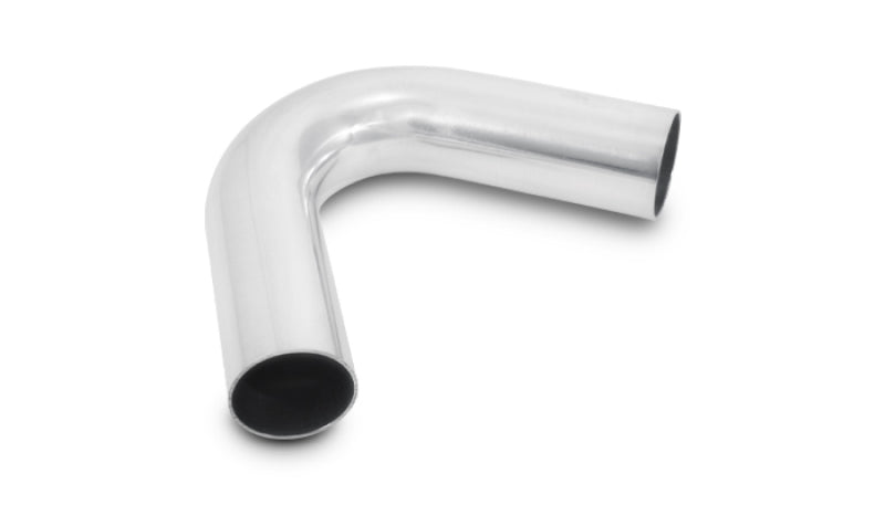 Vibrant 4in O.D. Universal Aluminum Tubing (120 degree Bend) - Polished