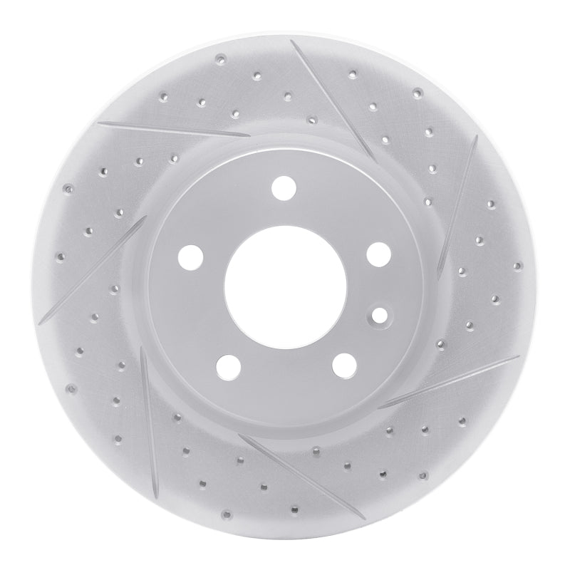 R1 11-25 Buick Lacrosse Front Right Drilled & Slotted Geo-Carbon Rotor