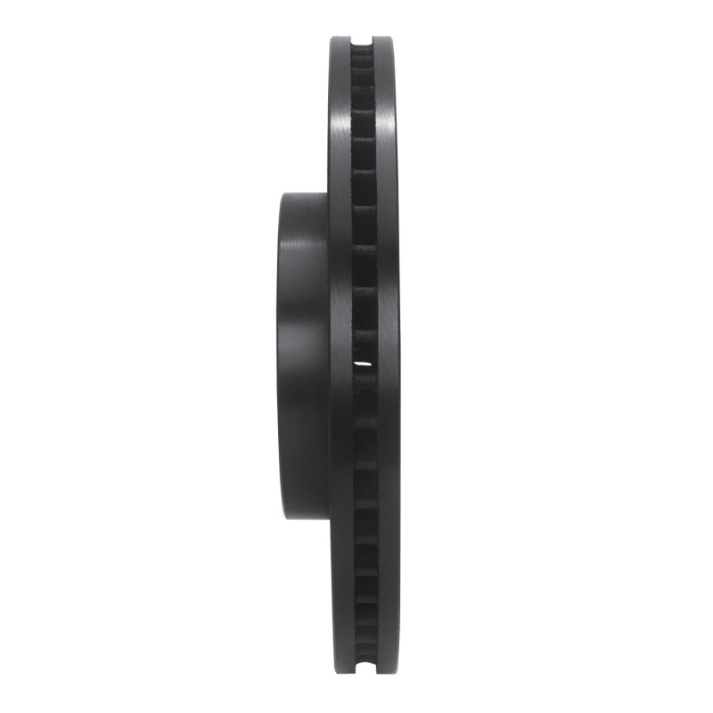 R1 16-25 Mazda 6 Front Right Drilled & Slotted Black Brake Rotor