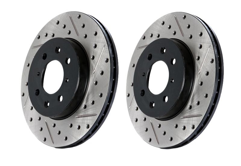 StopTech 12-15 Ford Focus w/ Rear Disc Brakes Rear Right Slotted & Drilled Rotor