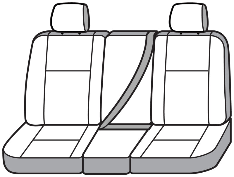 Covercraft 19-24 Chevrolet Silverado Polycotton SeatSaver Custom Front Row Seat Covers - Charcoal