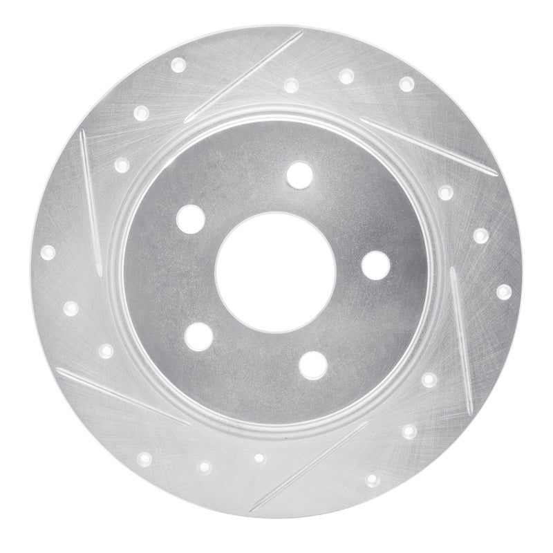 R1 08-12 Renault TRAFIC (Mexico) Rear Left Drilled & Slotted Silver Brake Rotor