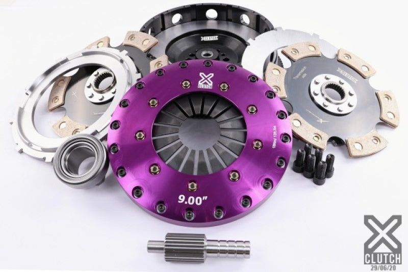 XClutch 11-13 BMW 335is Base 3.0L 9in Twin Solid Ceramic Clutch Kit (6 Bolt/PB in Flywheel)