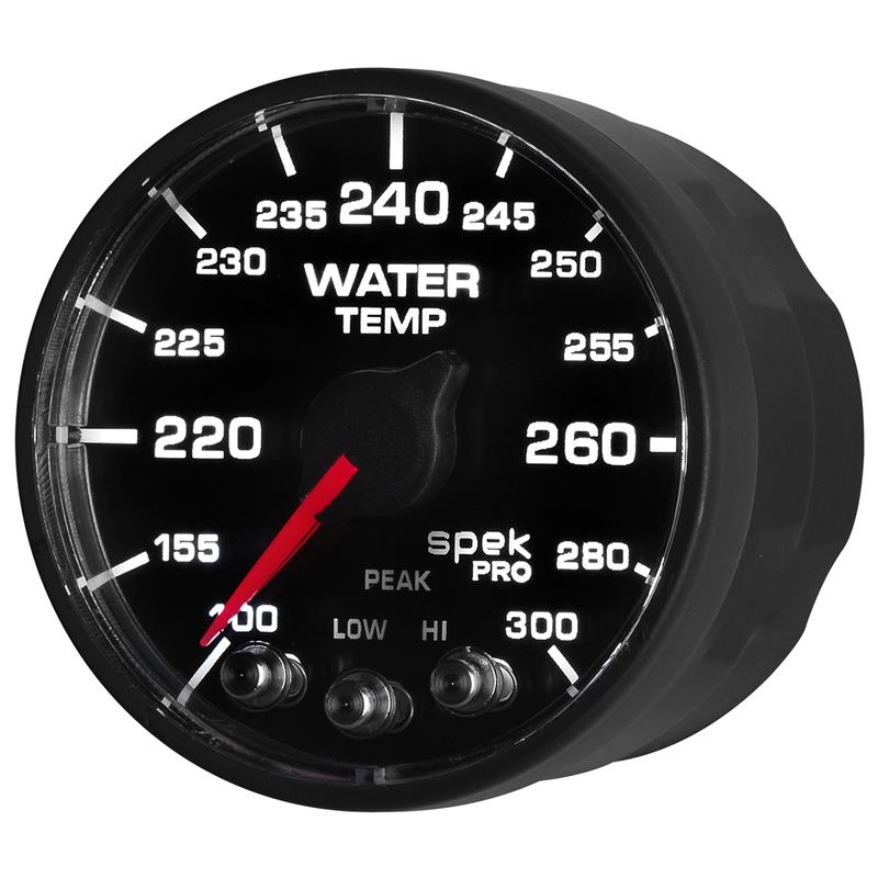 Autometer Spek-Pro - Nascar 2-1/16in Water Temp 100- 300F Bfb Ecu