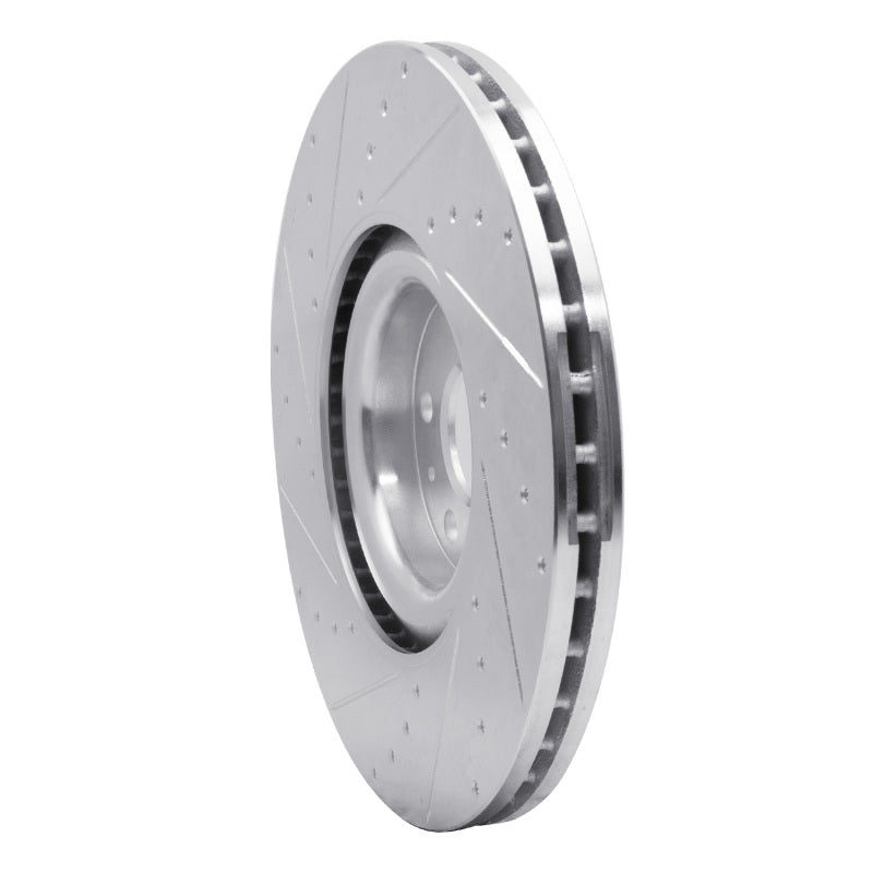 DFC 16-26 Volvo XC90 Front Right Drilled & Slotted Silver Brake Rotor