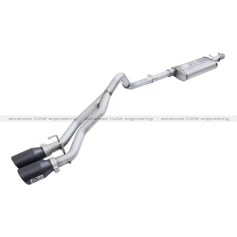 aFe Rebel Series 3in Stainless Steel Cat-Back Exhaust System w/Black Tips 07-14 Toyota FJ Cruiser