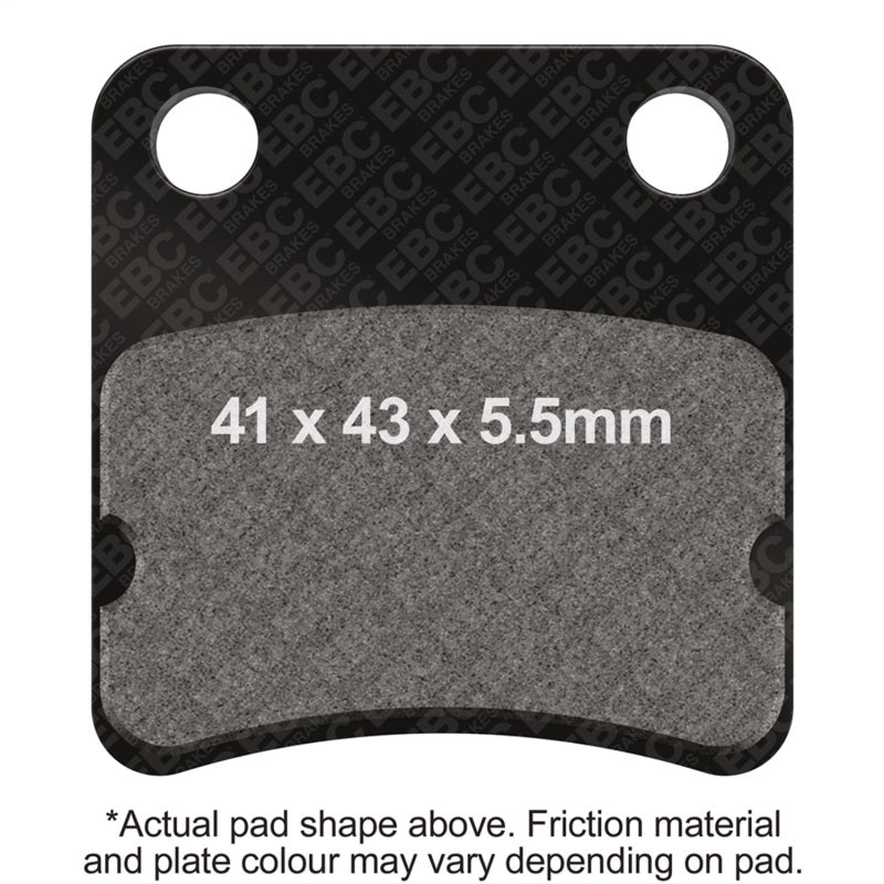 EBC 02-06 Honda FSC 600 Silverwing Parking Brake Pad Front Left FA-SFA-X Brake Pads