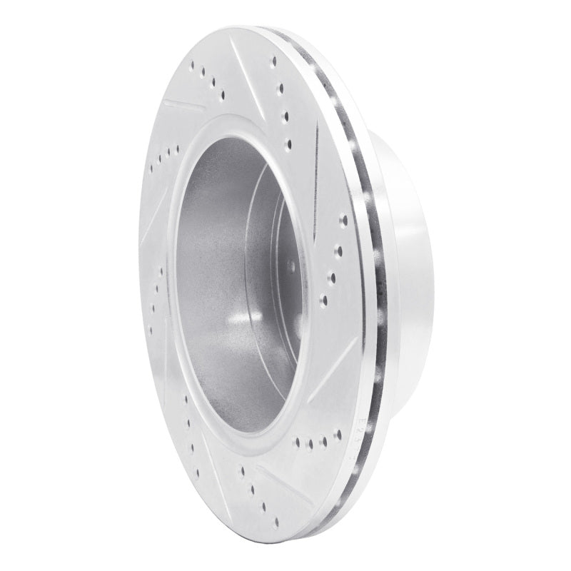 DFC 14-21 Ram ProMaster 3500 Rear Left Drilled & Slotted Silver Brake Rotor