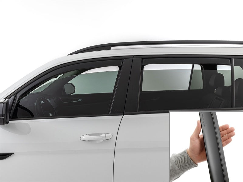 WeatherTech 18-26 Volkswagen Atlas Front & Rear Side Window Deflectors - Matte Black