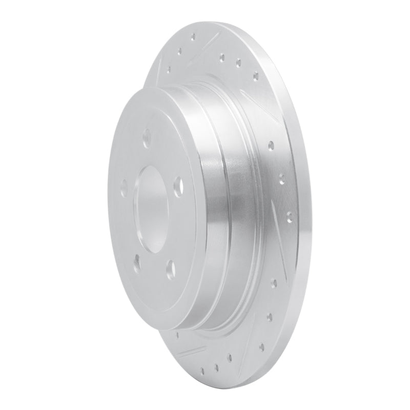 DFC 03-05 Ford Explorer Sport Trac Rear Left Drilled & Slotted Silver Brake Rotor