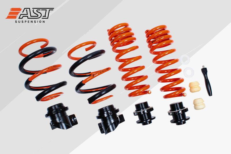 AST BMW G87 M2 / G80 M3 / G81 /G82 M4 / G83 M4 Adjustable Lowering Springs - 20-46mm Fr / 10-36mm Rr