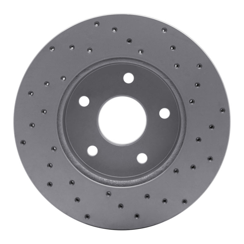 DFC 99-04 Jeep Grand Cherokee Front Left Drilled Geoperformance Rotor