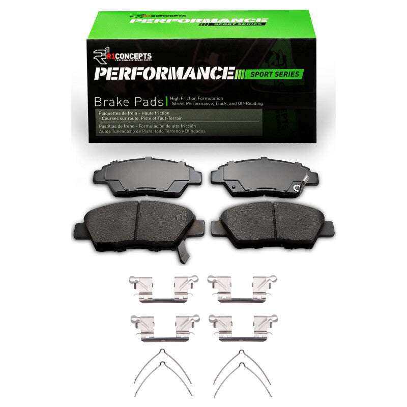 R1 09-20 Honda Fit (Mexico) Front Performance Sport Pads & Hardware Kit