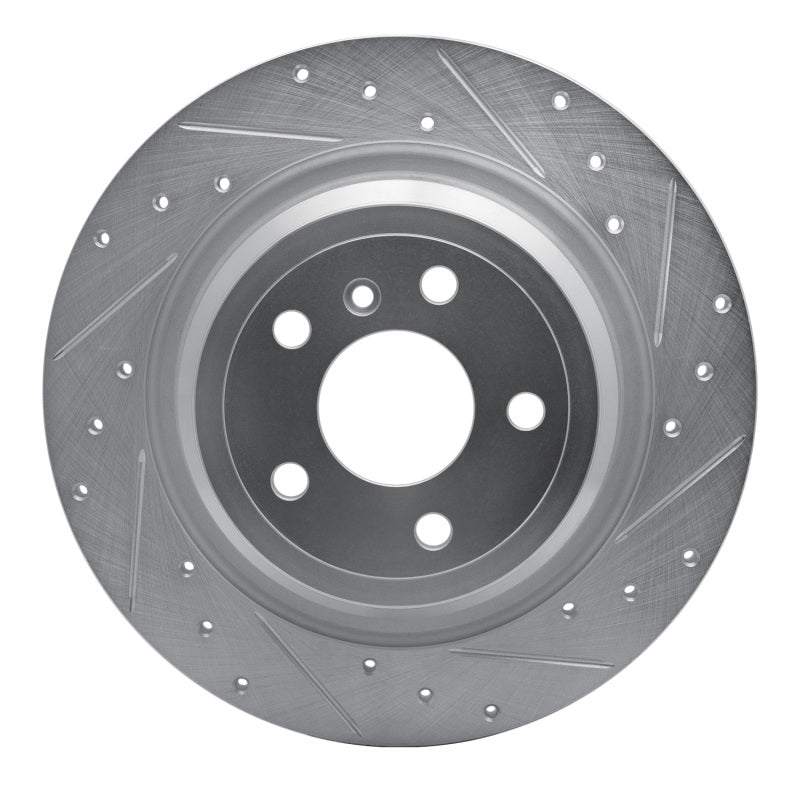DFC 12-18 Mercedes-Benz ML250 Rear Right Drilled & Slotted Silver Brake Rotor