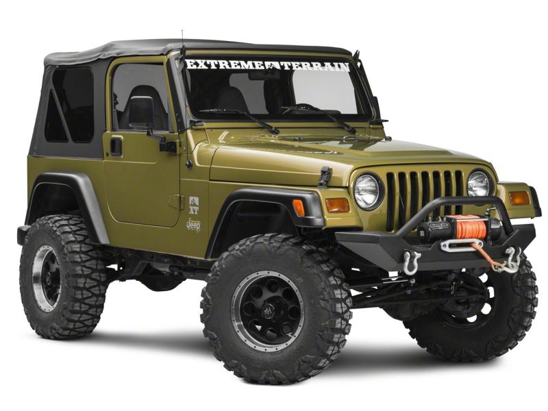 Raxiom 97-06 Jeep Wrangler TJ 50-In LED Light Bar Windshield Mount w/ Auxiliary Bracket