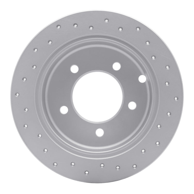 DFC 07-17 Chrysler 200 Rear Left Drilled Geoperformance Rotor