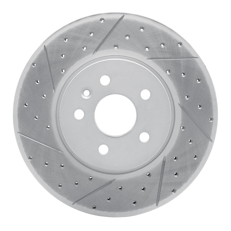 R1 13-22 Buick Encore Front Left Drilled & Slotted Geo-Carbon Rotor