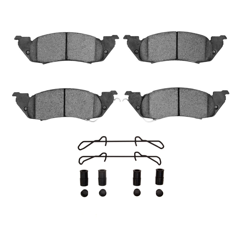 R1 91-98 Dodge Dakota RWD Front Super Duty Brake Pads & Hardware Kit