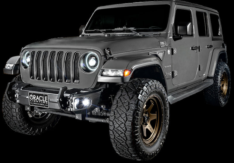 Oracle Jeep Wrangler JK/JL/JT High Performance W LED Fog Lights - Amber