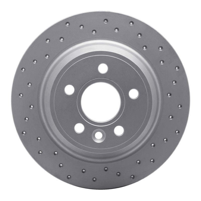 DFC 07-10 Volvo S80 Rear Right Drilled Geoperformance Rotor