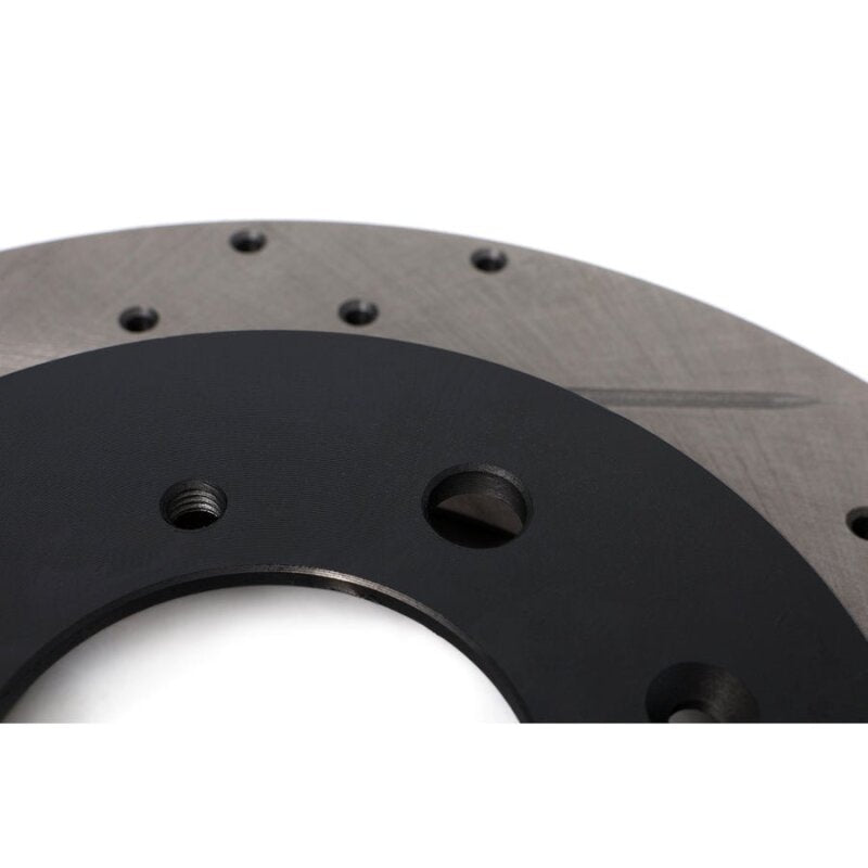 BLOX Racing Slotted And Cross-Drilled Rotor Left SIde
