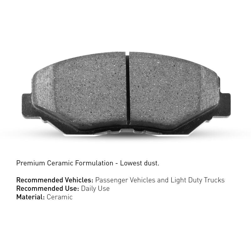 R1 84-87 Chevrolet Corvette Rear R1 Ceramic Brake Pads