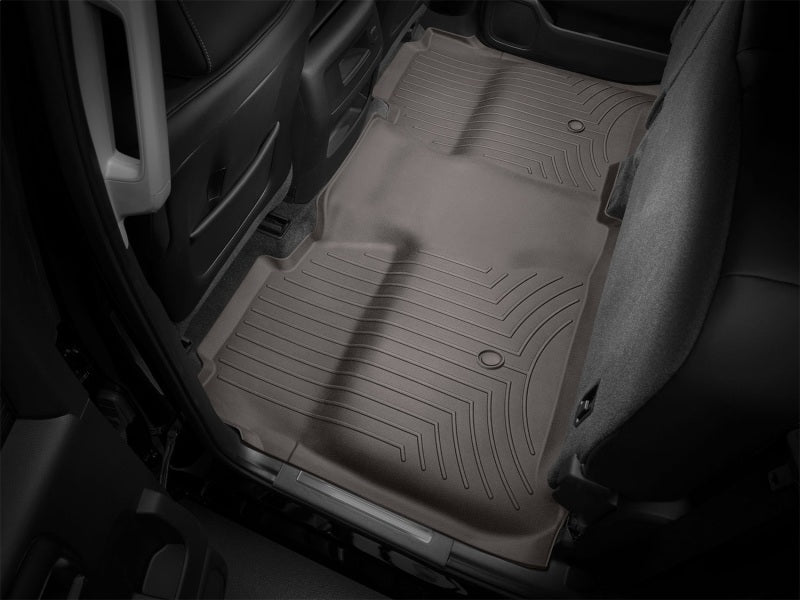 WeatherTech 2014+ Chevy Silverado Rear FloorLiner - Cocoa