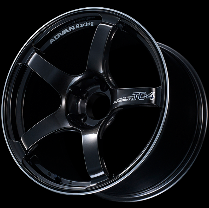 Advan TC4 17X8.5 +50 5x114.3 Black Gunmetallic and Ring Wheel