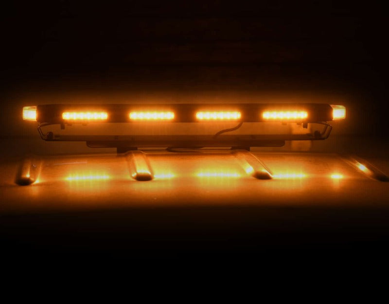 Putco 16in Universal Light Bar LED Tri-Hornet - Amber/White/Blue Single